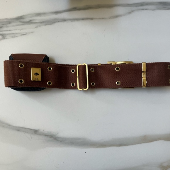 Christian Dior Galliano Denim Street Chic Columbus Bag + Pouches + Belt . - Picture 11 of 13